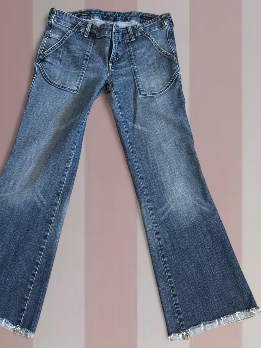 Citizens Of Humanity Low Rise Wide Leg Jeans